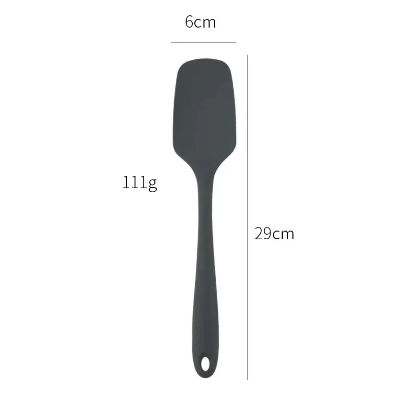 Chef Spatulas Black Spatula Measurements Handle Spatula