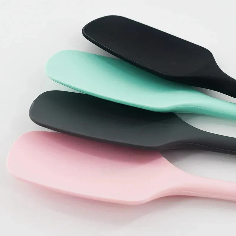 Chef Spatulas Green Three Different Colored Spatulas Are Shown This Image Spatula