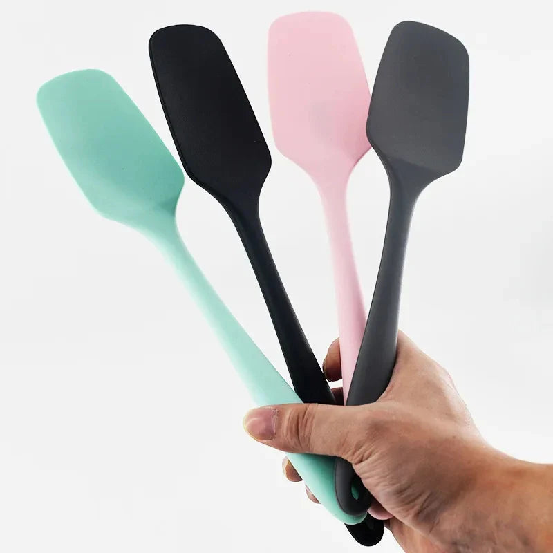 Chef Spatulas Orange Person Holding Four Different Colored Spatulas Spatula