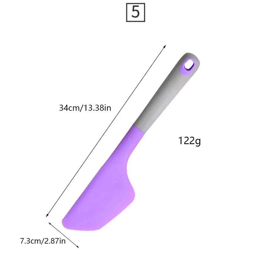 Chef Spatulas Purple Purple Spatula Handle Measurements Spatula