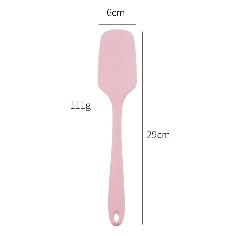 Chef Spatulas Red Pink Spatula Measurements Handle Spatula