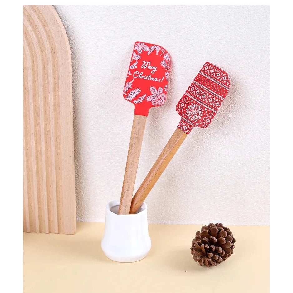 Silicone Spatula Wooden Handle