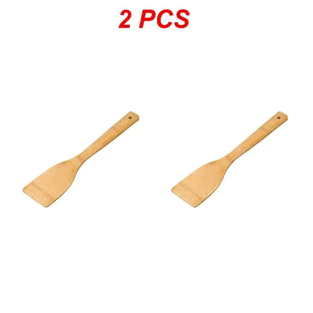 Two Wooden Spatula chef spatulas